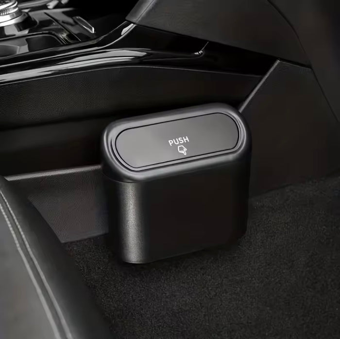 Mini Bidone Spazzatura per Auto con Apertura a Push