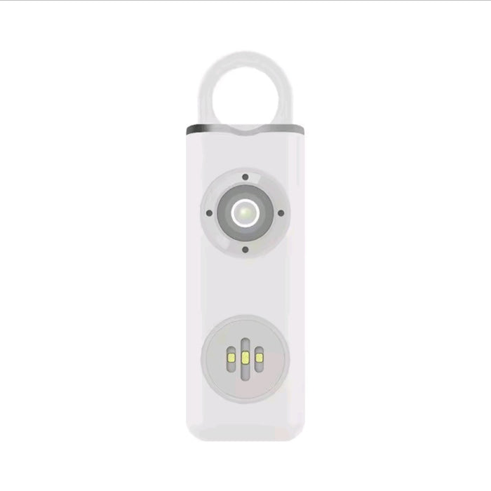 Allarme Personale di Sicurezza 130dB – Sirena Antiaggressione Portatile con Luce LED Stroboscopica e Moschettone