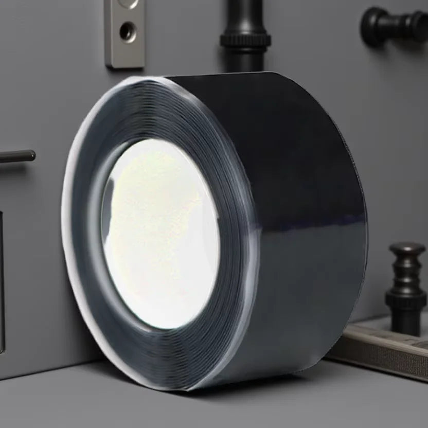 Nastro Sigillante Autoagglomerante in Silicone – Riparazione Immediata e Impermeabile per Perdite d'Acqua e Tubii